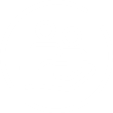 Icon caring hand holding two people