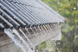 Rain flow on the roof