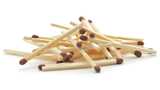 Stack of safety matches, a main application for our potassium chlorate products. 