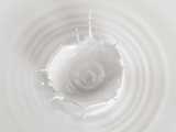 White liquid splash