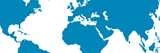 world map blue