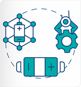 Battery cell production concept 