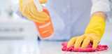 Close up of a woman using disinfectant to clean kitchen surface. As a leading producer of fatty amine-based products, Nouryon has the solution for your most challenging formulations: Triameen and Arquad biocide product lines. Both with highly effective biocidal active substance applicable in a variety of disinfectant for home care cleaners.