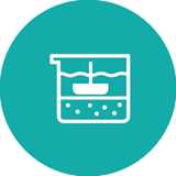 Flotation or concentation icon for Mining