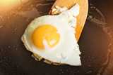 Egg fried in non-stick ceramic pan