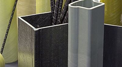 Materials manufactured using the pultrusion process