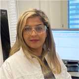 portrait of Marziyeh Ghaeidamini in R&D lab