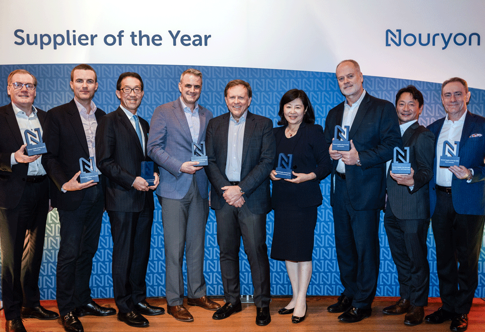 Winners of the 2024 Nouryon Supplier of the Year Award